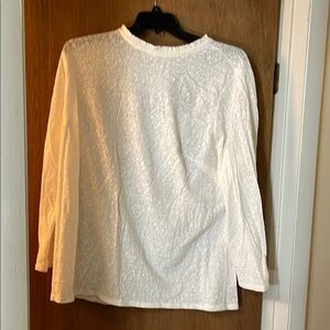 LOFT White Long Sleeve Blouse